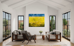 SOLD : Traveling Dreams: Midnight Meadow | 60" x 72"