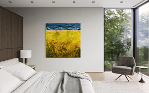 SOLD | I'll Meet You There: Midnight Meadow | 60" x 60"