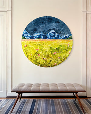 Midnight Meadow: Exuberance | 48” diameter