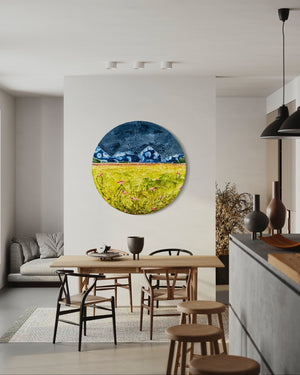 Midnight Meadow: Exuberance | 48” diameter