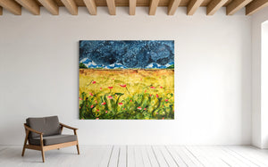 Midnight Meadow | 60” x 72