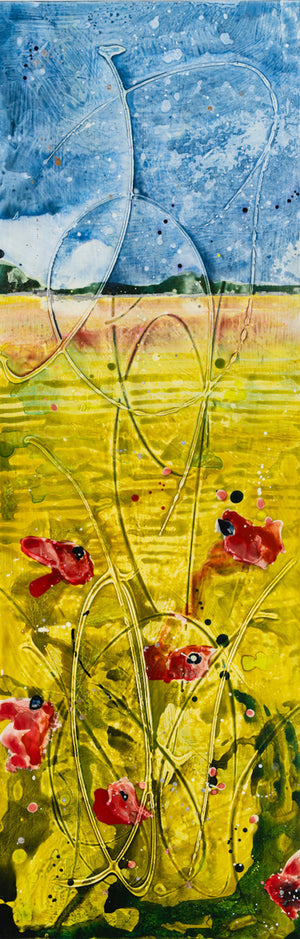 Star Poppy | 36" x 12"