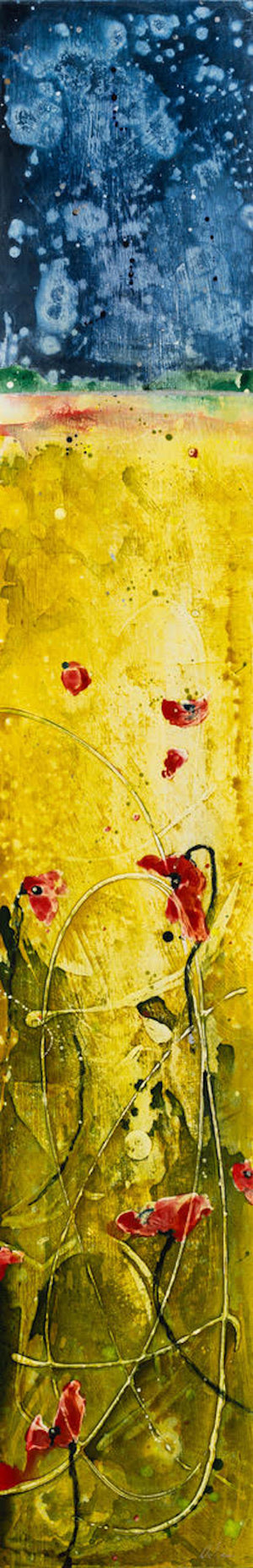 Star Poppy III | 60" x 10"